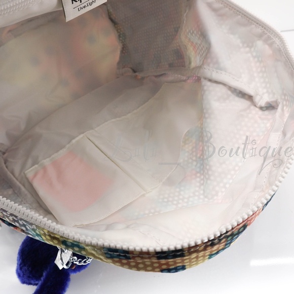 NWT New Kipling BP4391 Ezra Travel Bag Backpack Polyester Radiant Zoom Multi 129 main image 7